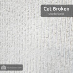 Cut broken diorite stone