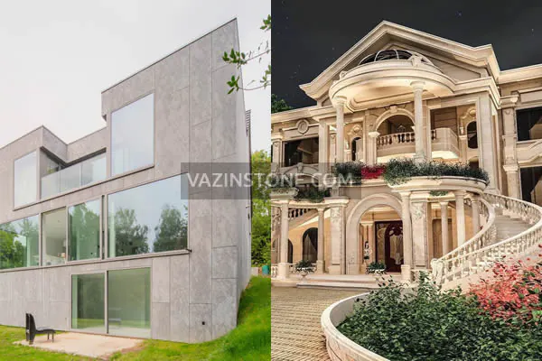 classic stone facade