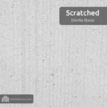 Scratched diorite stone