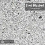 Shot blasted diorite stone
