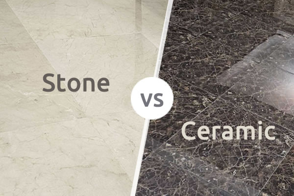 stone tile vs. ceramic tile