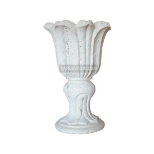 Tulip stone flower pot