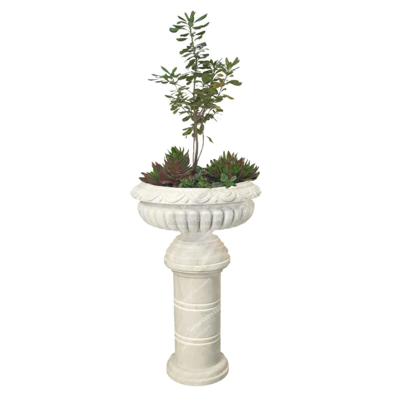 Adineh stone flower pot planting