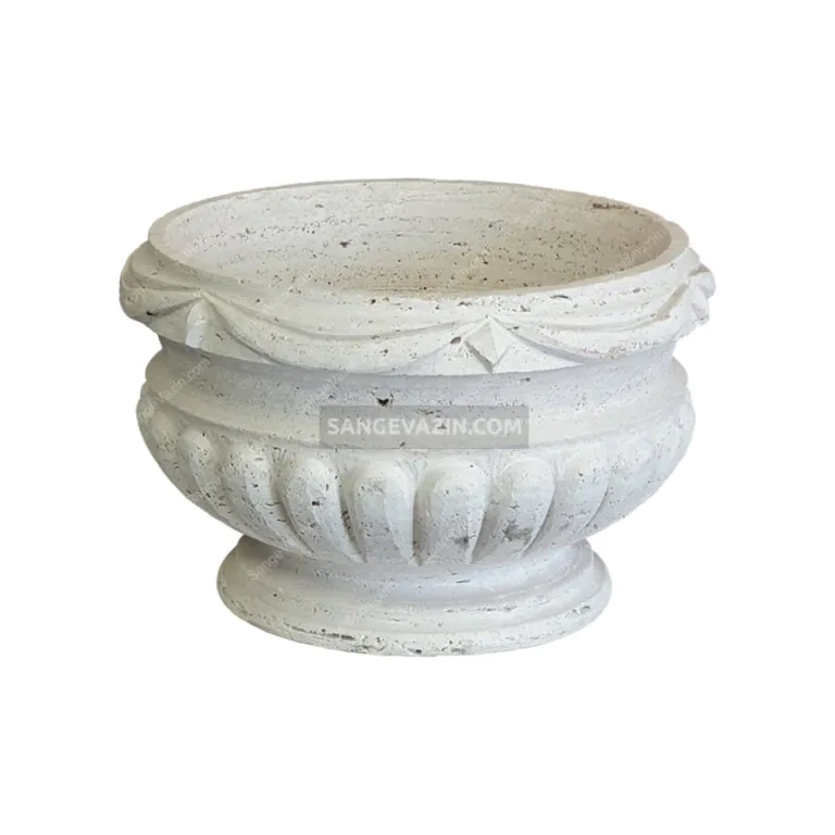 Datees stone flower pot