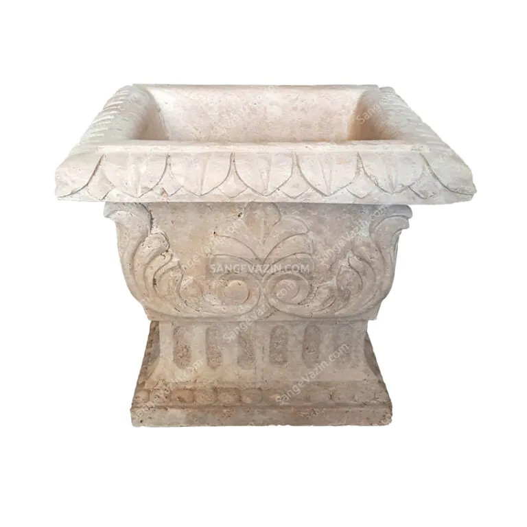 Kavian Stone Flower Pot