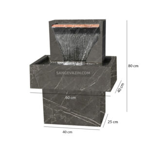 Kia stone fountain dimensions