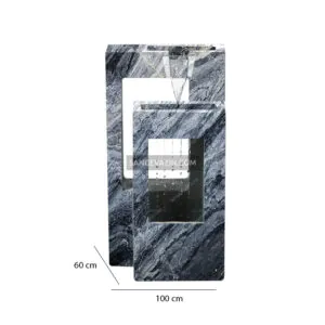 Lira stone fountain dimensions