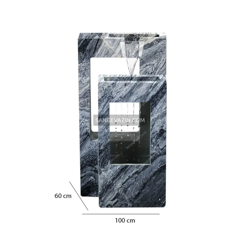 Lira stone fountain dimensions