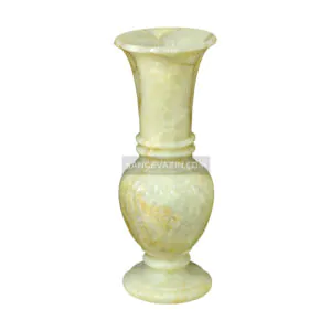 Lemon chiffon stone flower pot