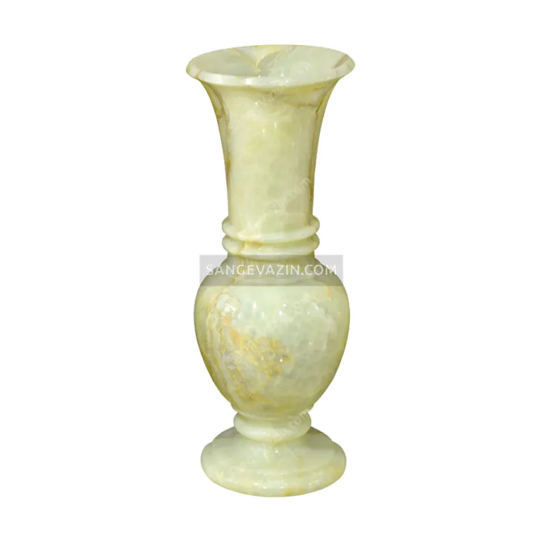 Lemon chiffon stone flower pot