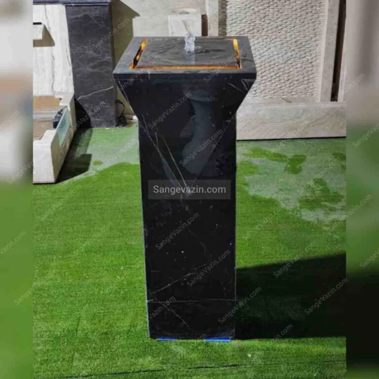 Pandora stone fountain in outdoor