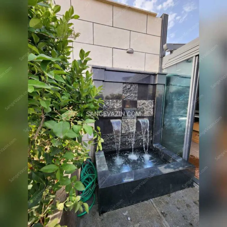 Sana curtain fountain in outdoor