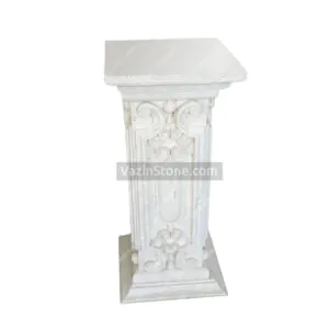 Spring stone flower pot base