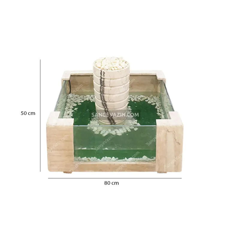 Conical aquarium stone fountain dimensions