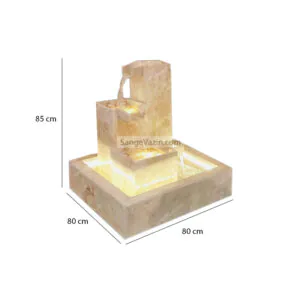 Vira stone fountain dimensions