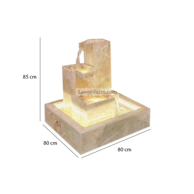Vira stone fountain dimensions