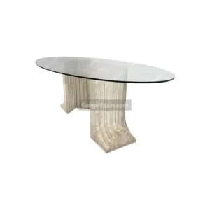 Eiva stone dining table
