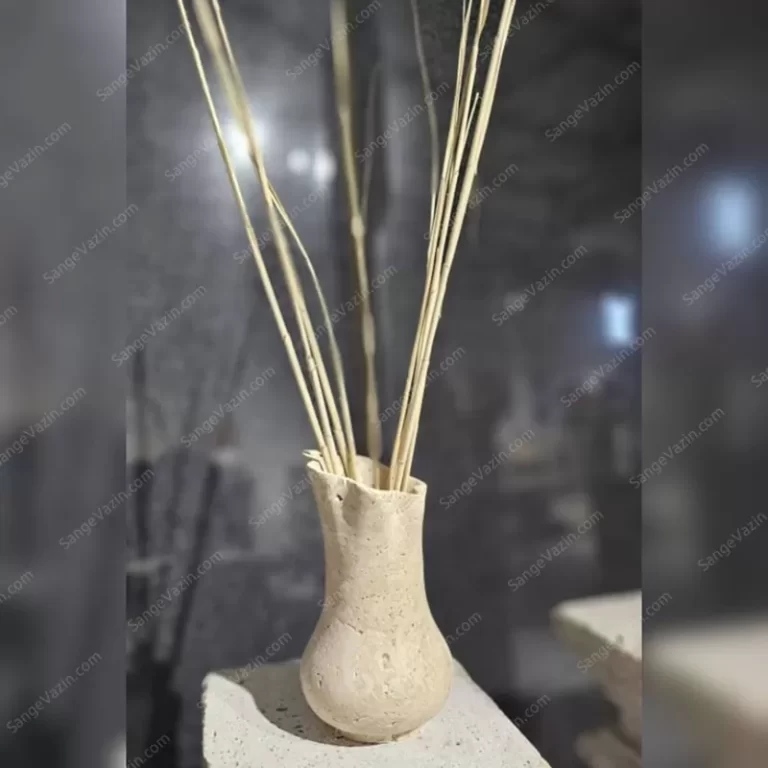 Wheat stone flower pot sample