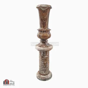 Cluster stone flower pot and base