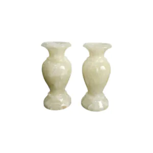 Afra stone flower pot with onyx stone