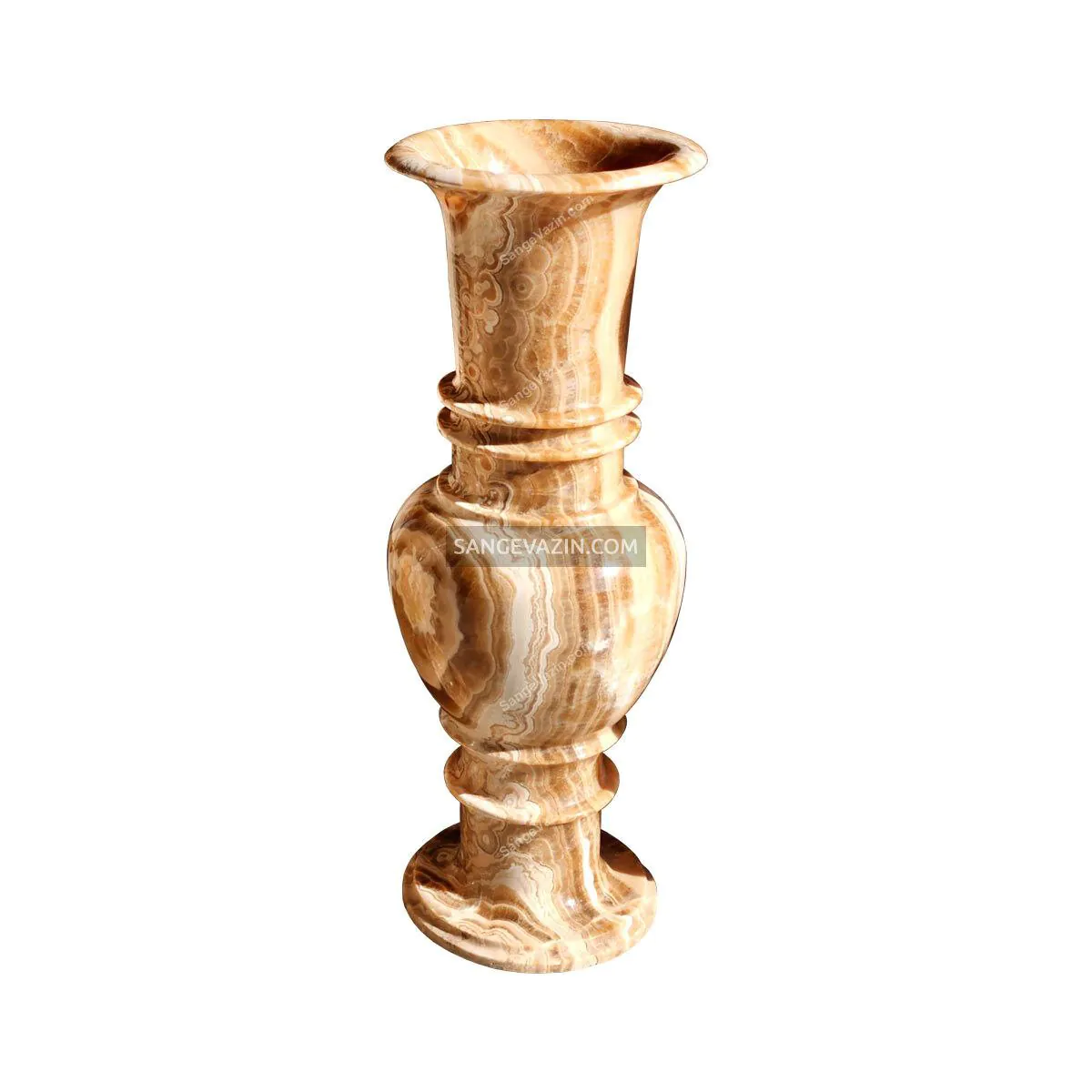 Pond stone flower pot