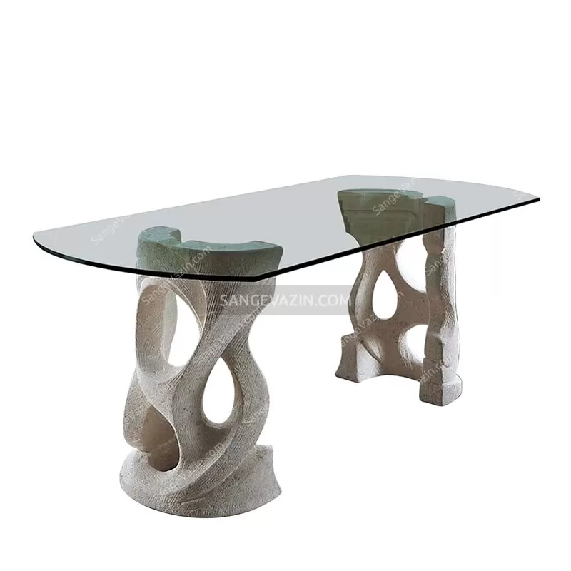 Toska stone dining table