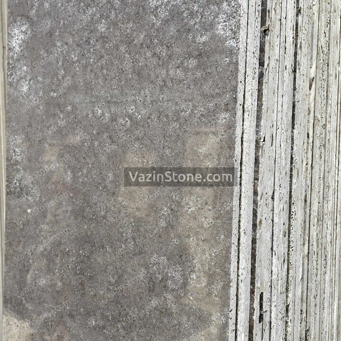 Takab silver waveless travertine tile