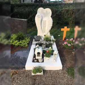 Heart-shaped tombstone