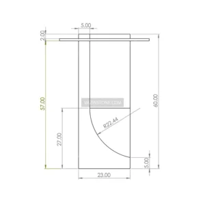 Atra stone table 3D design