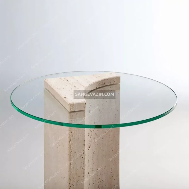 Atra stone table glass top
