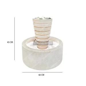 Conical Stone fountain