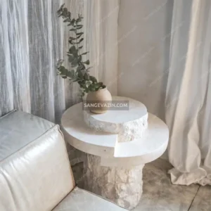 Giva side stone side next to a sofa