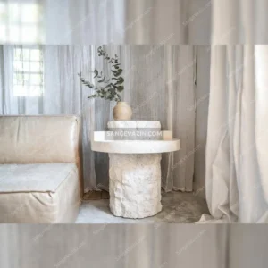 Giva side stone side next to a sofa