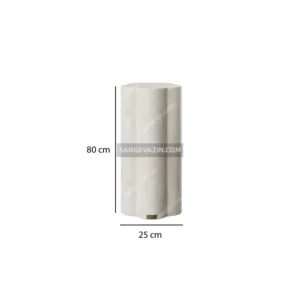 Petal stone side table dimensions