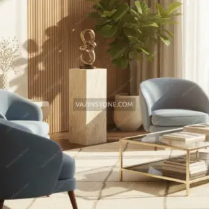 Sahand side table in a living room