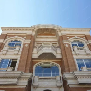 Combined of brick and Roman facade