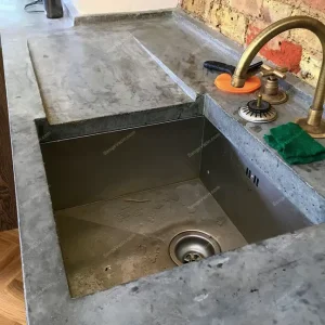 Kitchen stone cabinet top