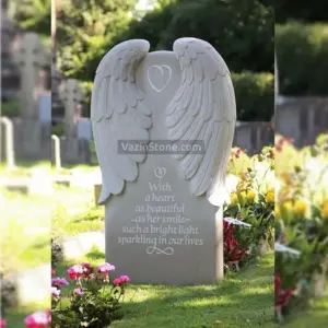 Heart design tombstone