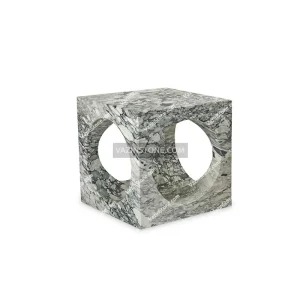 White Cube Stone Coffee Table