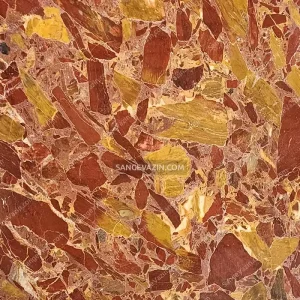 Conglomerate marble sheet