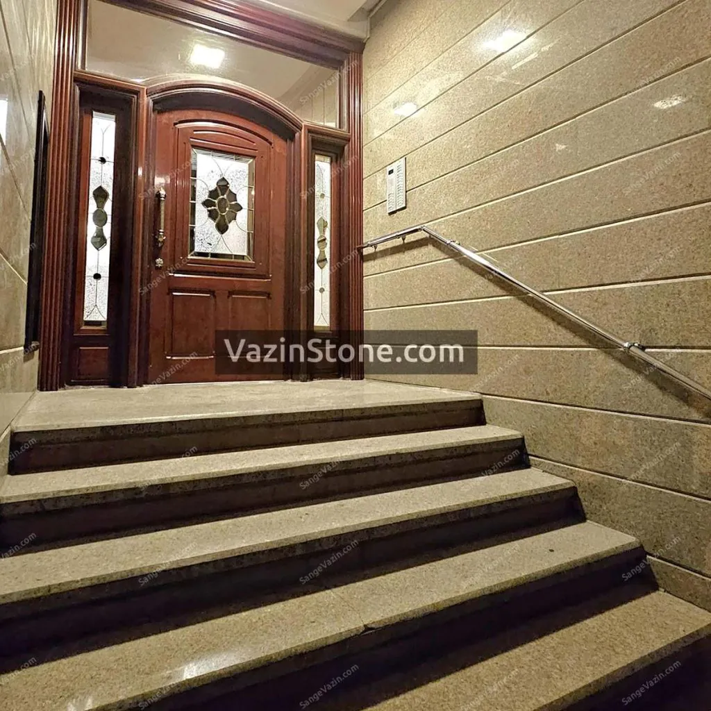Granite outdoor stair