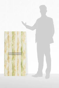 Wavy green onyx marble sheet