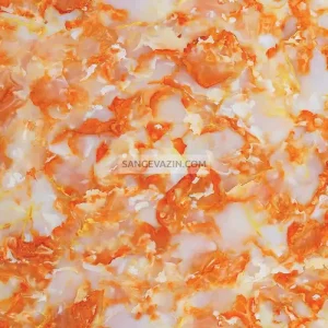 Orange onyx marble sheet