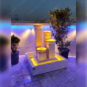 Roof garden fountain