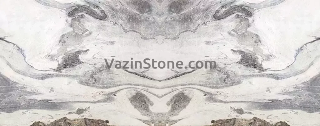 Simon Aligudarz-crystal marble book-matched slab