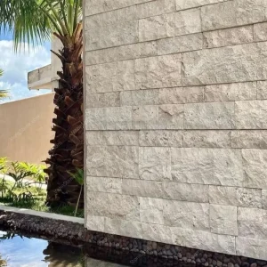 Travertine wall cladding