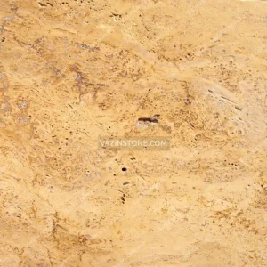 yellow travertine texture