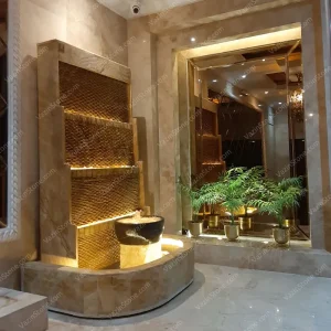 Farimah combined fountain in the lobby