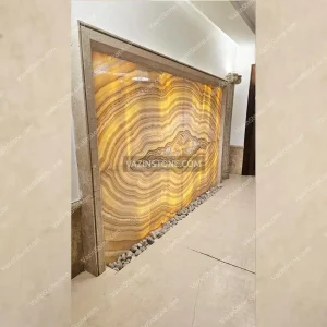 Onyx four-matched slab stone