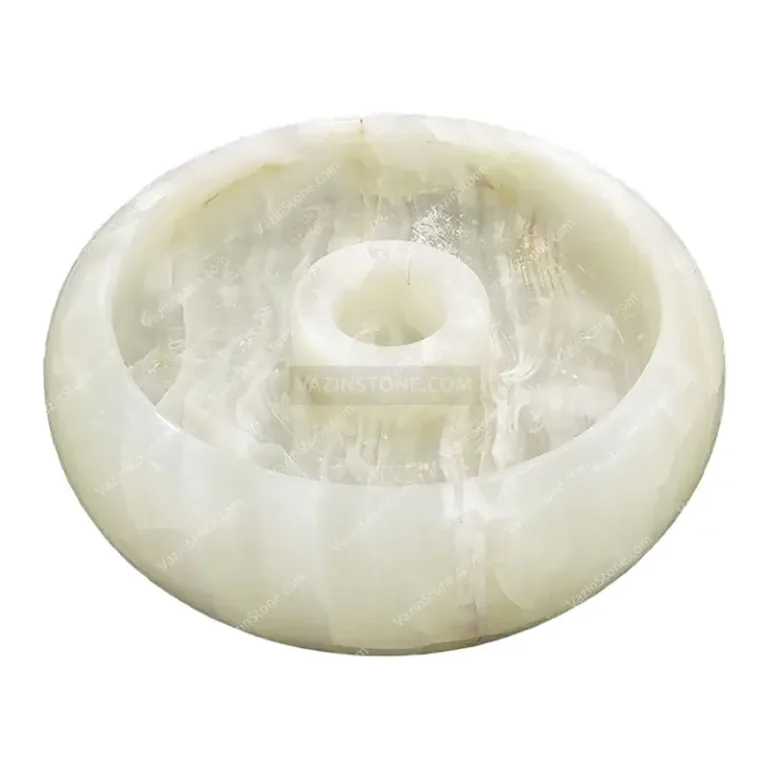 Armita stone candlestick